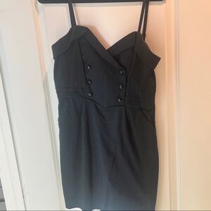 Juicy Couture Black Strapless Dress
